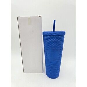 New 2022 China Starbucks Skiing Season Klein Blue 24oz Matte Studded Cup Tumbler